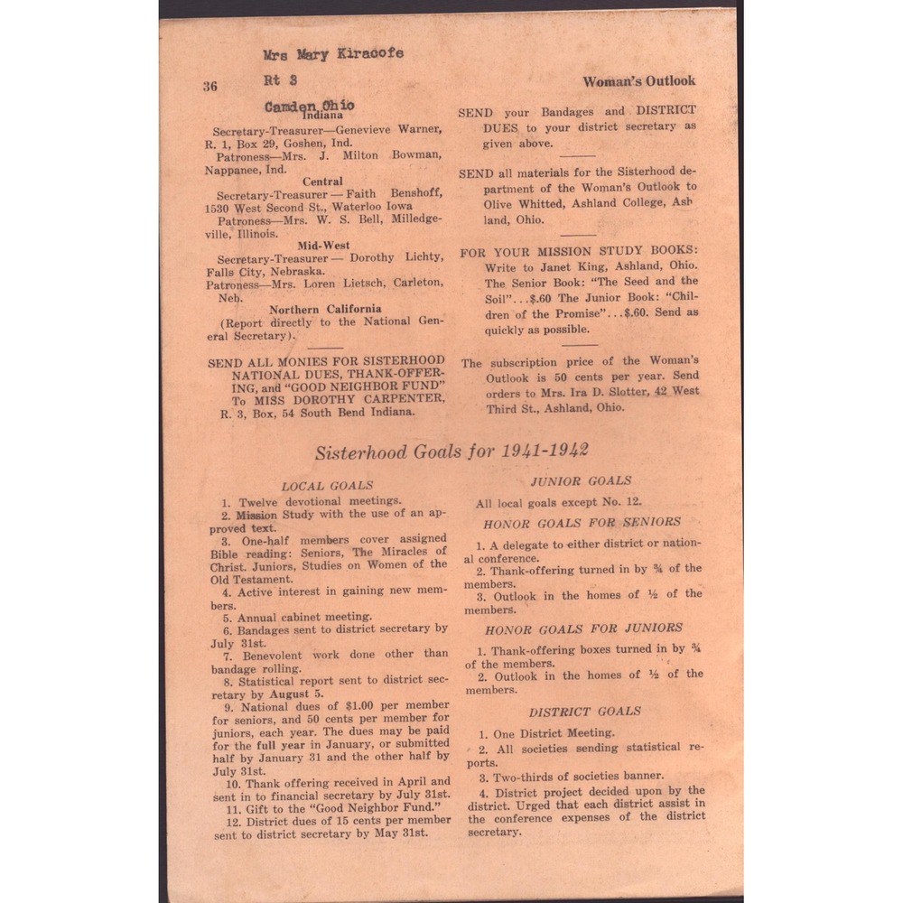 Vintage Brethren Church Magazine Lot 1940s-1960s Evangelist Womans Outlook Bible - Picture 5 of 13